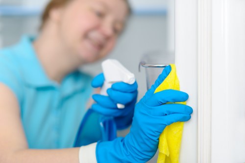 Carpet cleaning in a Northolt home with fresh flooring