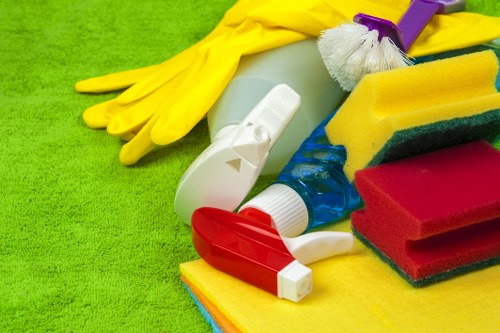 Professional steam carpet cleaning equipment in a Northolt home